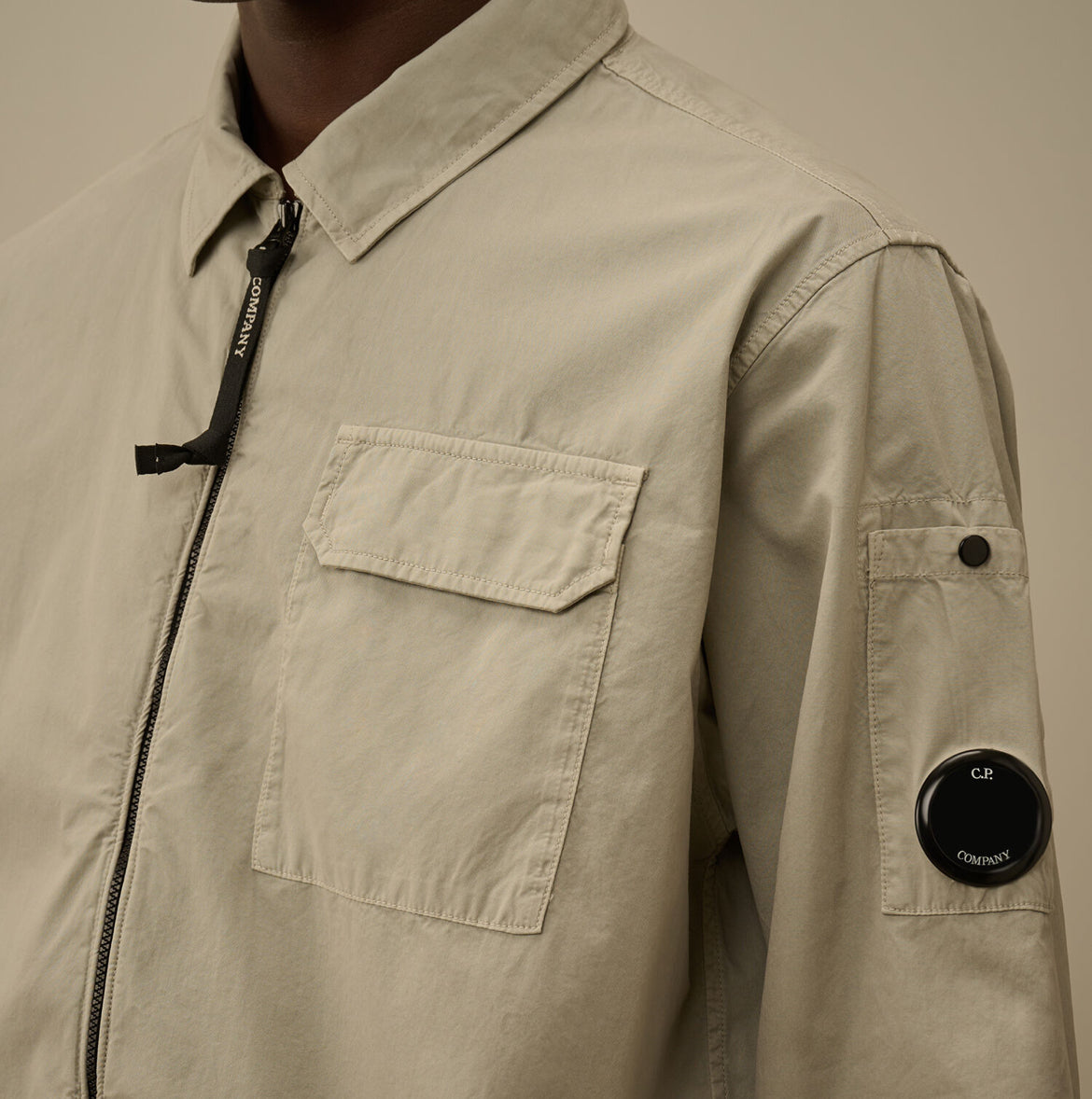 Veste Shell Cp-Company Beige