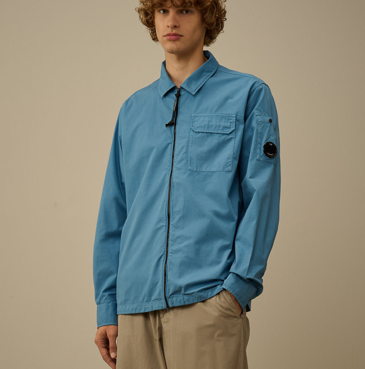 Veste Shell Cp-Company Bleu