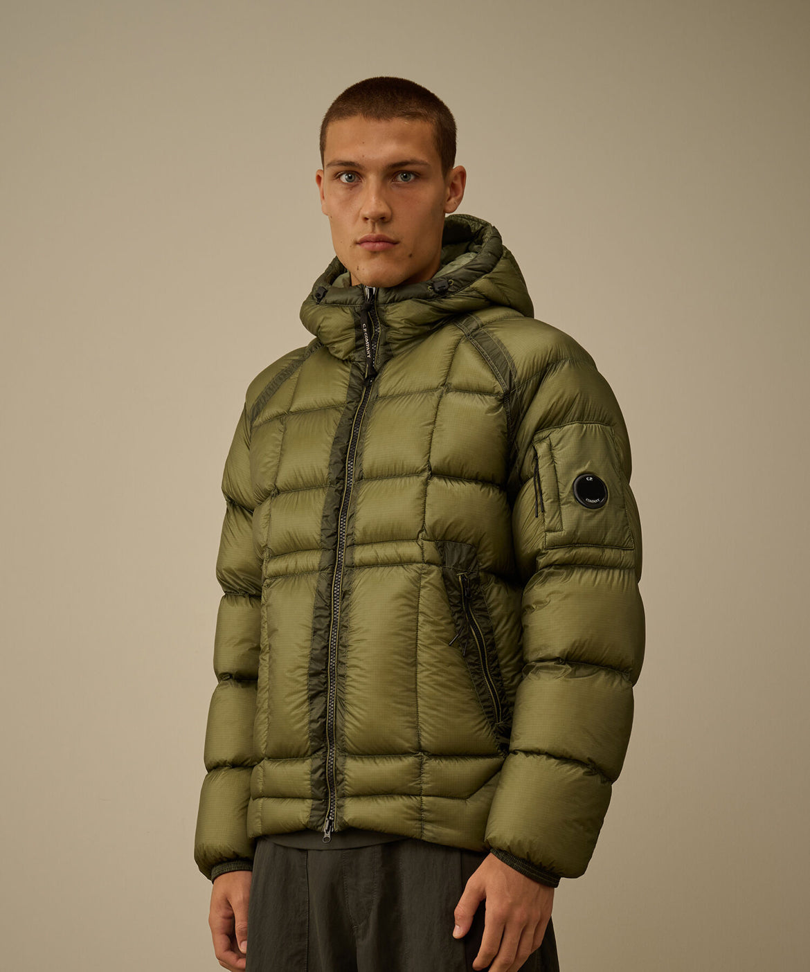 Doudoune Shell Cp Company Verte