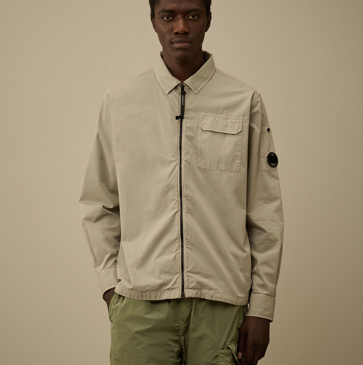 Veste Shell Cp-Company Beige
