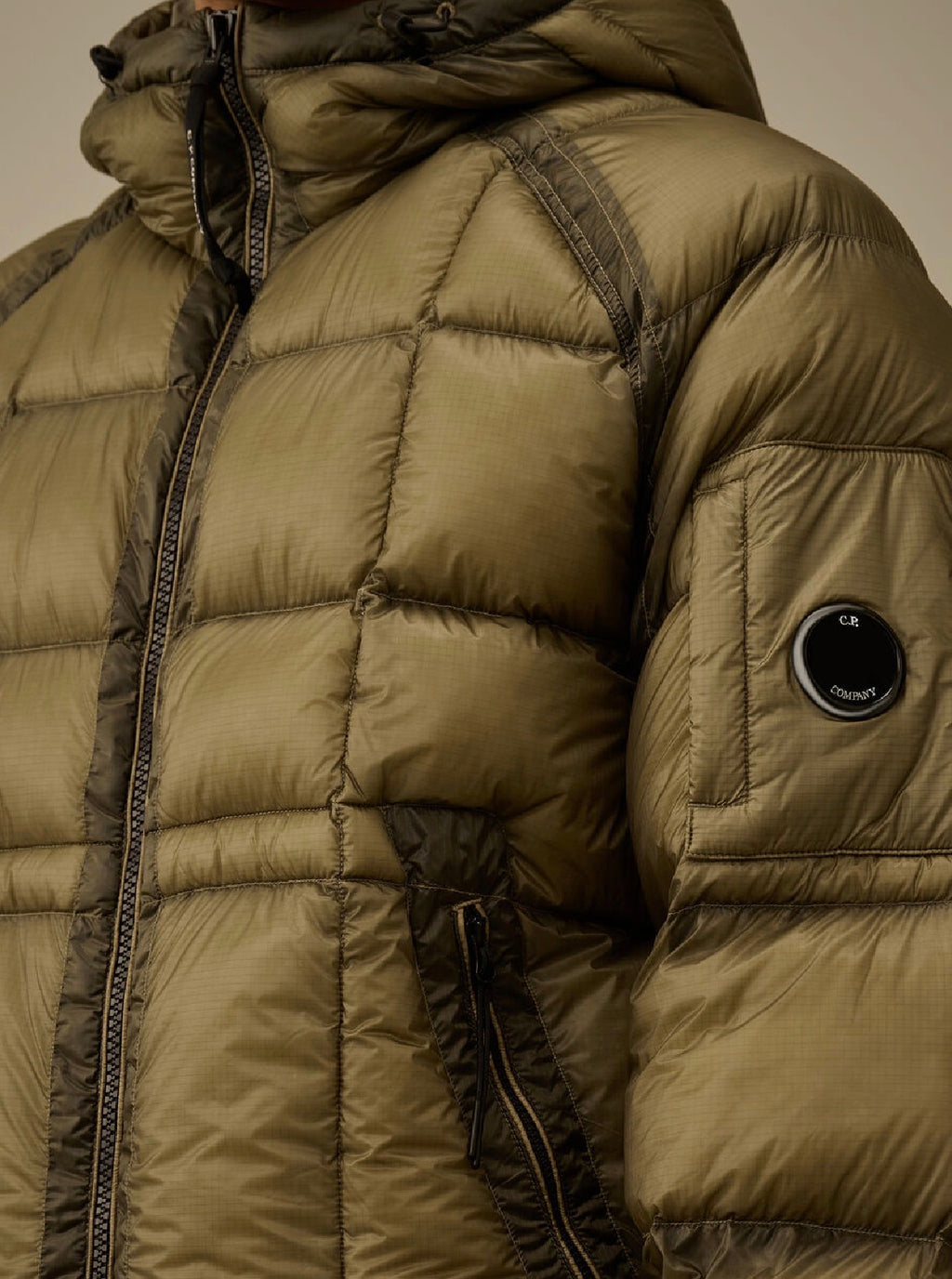 Doudoune Shell Cp Company Marron