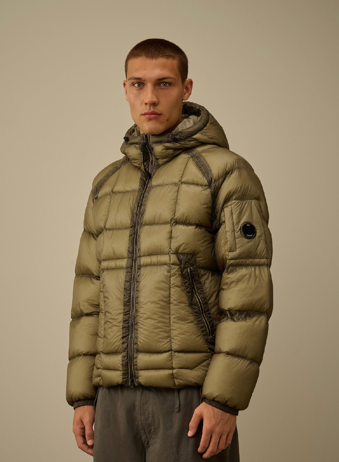 Doudoune Shell Cp Company Marron